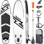 Premium Stand Up Paddle Board, Yoga Board with Durable SUP Accessories & Carry Bag | Wide Stance, Surf Control, Non-Slip Deck, Leash, Paddle and Pump for Youth & Adult - Image 7