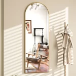 Metal Arch Full Length Mirror Floor Mirror Wall-Mounted - Image 14