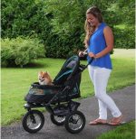 No-Zip NV Pet Stroller for Cats/Dogs, Zipperless Entry, Easy One-Hand Fold, Gel-Filled Tires, Plush Pad + Weather Cover Included, 3 colors - Image 21