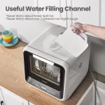 COMFEE' Mini Dishwasher Countertop with 5L Water Tank - Image 9